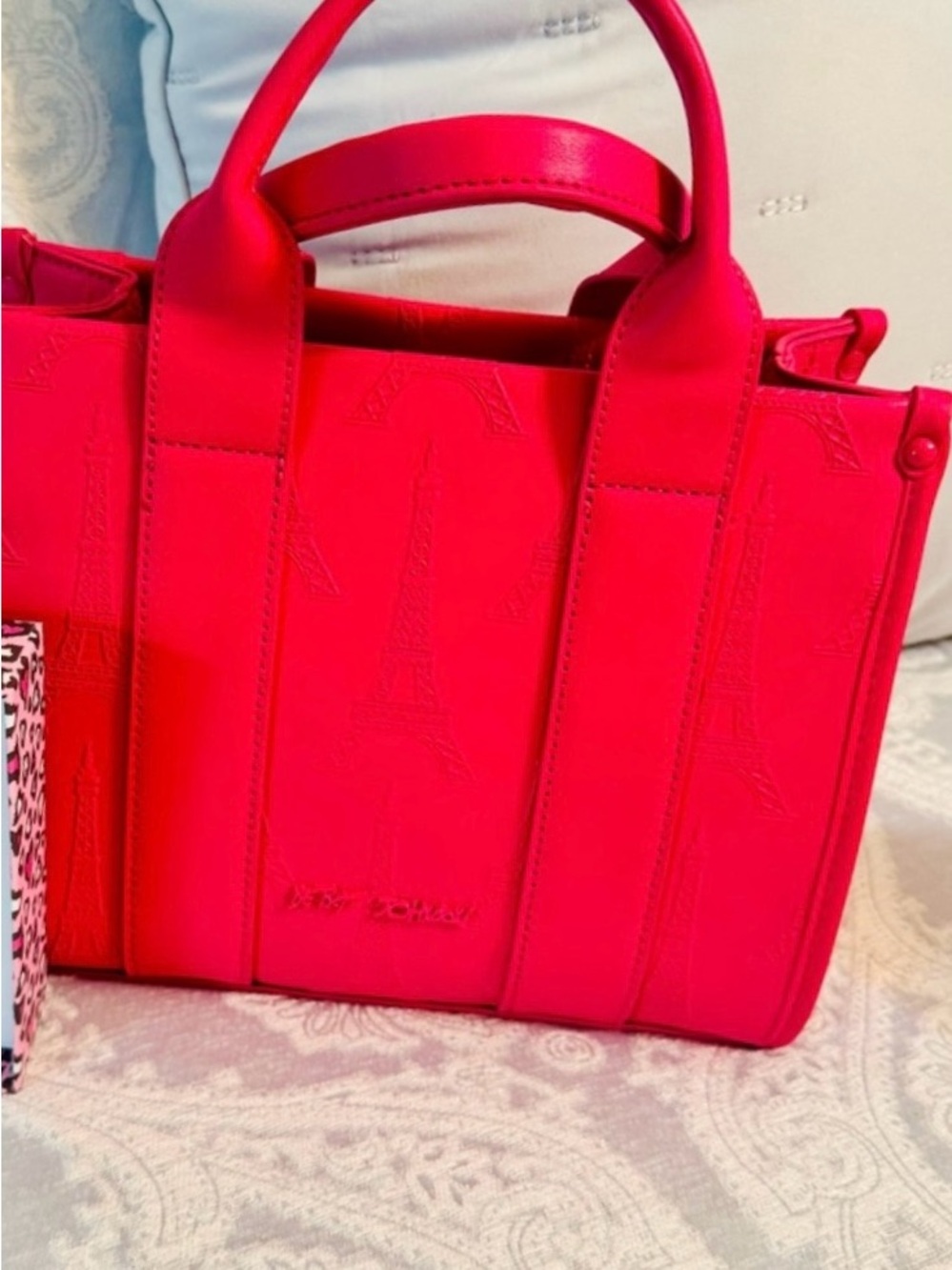 Betsey Johnson Pink Tote Bag